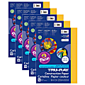 Tru-Ray® Construction Paper, 9" x 12", Gold, 50 Sheets Per Pack, Set Of 5 Packs