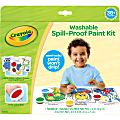 Crayola® Washable Spill-Proof Paint Kit, 1.4 Oz, Assorted Colors