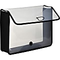 Lion EXPAND-N-FILE Letter File Wallet - 8 1/2" x 11" - 3" Expansion - Clear - 1 Each 1 thumbnail image