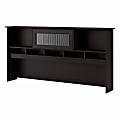 Bush Furniture Cabot Hutch for 72"W Computer Desk, Espresso Oak, Standard Delivery 1 thumbnail image