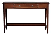 Linon Home Decor Products Rockport Home Office Desk, Antique Tobacco