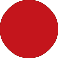 Tape Logic Removable Round Color Inventory Labels, DL614A, 3" Diameter, Red, Pack Of 500 1 thumbnail image