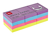 Office Depot® Brand Sticky Notes, 1-1/2" x 2", Assorted Vivid Colors, 100 Sheets Per Pad, Pack Of 12 Pads 1 thumbnail image