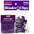 JAM Paper® Clips Combo Kit, Regular/Small, Purple
