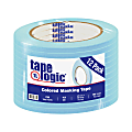 Tape Logic® Color Masking Tape, 3" Core, 0.25" x 180', Light Blue, Case Of 12