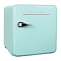 Magic Chef 1.6 Cu. Ft. Retro Mini Fridge With Manual Defrost, Green 1 thumbnail image