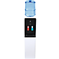 Avalon WATERCOOLER Top Loading Slim Cooler Dispenser, A2, Hot & Cold Water, Child Safety Lock, Holds 3 or 5 Gallon Bottles, Black/White