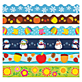 Carson Dellosa Education Seasonal Border Set, 2-1/4" x 36", Multicolor, Set Of 6 Packs
