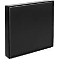Lorell Snap Plate Architectural Sign - 1 Each - 4" Width x 4" Height x 4" Depth - Square Shape - Surface-mountable - Easy Readability, Injection-molded, Easy to Use - Black