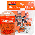 JAM Paper® Clips Combo Kit, Jumbo/Medium, Orange