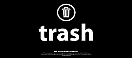 Recycle Across America Trash Standardized Recycling Labels, TRASH-0409, 4" x 9", Black
