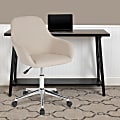 Flash Furniture Cortana Home And Office Mid-Back Office Chair, Fabric, Beige 1 thumbnail image