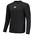 Ergodyne N-Ferno 6436 Long Sleeve Lightweight Base Layer Shirt, Medium, Black