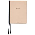 AT-A-GLANCE® Signature Collection™ Casebound Notebook, 11" x 8 3/4", 80 Sheets, Navy Blue/Tan (YP14707)
