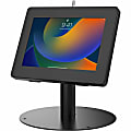 CTA Digital Hyperflex Security Kiosk Stand w/ Enclosure for iPad 10th Gen & More - Aluminum, Metal - Black 1 thumbnail image