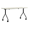 HON Between Nesting Table, 60"H x 30"W x 29"D, Silver 1 thumbnail image