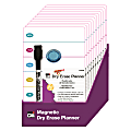 Charles Leonard Mini Magnetic Dry-Erase Planning Boards With Marker & Magnet, 6-1/4" x 9", Set Of 12 1 thumbnail image