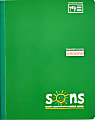 SONS System Second Notebooks, 9-3/4" x 7-1/2", 1 Subject, Primary Rule, 200 Sheets, Green 1 thumbnail image