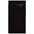 2025 AT-A-GLANCE® Fine Diary® Weekly/Monthly Diary, 3" x 6", Black, January To December, 720205 1 thumbnail image
