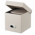 Memorex® File-n-Store Box, Khaki