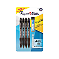 Paper Mate Profile Mechanical Pencils, 0.7 mm, HB #2 Lead, Black Barrel, Pack Of 4 Pencils