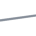 Lorell Single-Wide Horizontal Panel Strip for Adaptable Panel System - 33.1" Width x 0.5" Depth x 1.8" Height - Aluminum - Silver