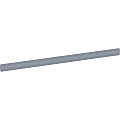 Lorell Single-Wide Horizontal Panel Strip for Adaptable Panel System, 33.1"W x 0.5"D x 1.8"H, Aluminum, Silver 1 thumbnail image