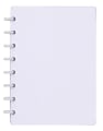 TUL® Discbound Notebook, Junior Size, Soft Touch Cover, Lilac