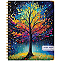 2026-2027 Excello Brands 14-Month Academic Year Hardcover Weekly/Monthly Fashion Planner, 8-1/2" x 11", Black Tree Seasons, May To June, Total Qty 1 1 thumbnail image