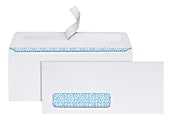 Office Depot® Brand #10 Security Envelopes, Left Window, 4-1/8" x 9-1/2", Clean Seal, White, Box Of 500 Envelopes 1 thumbnail image
