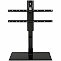 Sanus Swivel TV Stand - Height Adjustable TV Stand - For Flat Panel TVs 40-86" - 40" to 86" Screen Support - 125 lb Load Capacity - 27.7" Height x 22.3" Width x 16.8" Depth - Desktop, Tabletop - Metal - Black