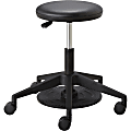 Safco® Low-Height Lab Stool, Black/Chrome 1 thumbnail image
