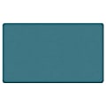 Ghent Fabric Bulletin Board With Wrapped Edges, 47-7/8" x 71-7/8", Teal