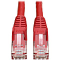 Eaton Tripp Lite Series Cat6 Gigabit Snagless Molded (UTP) Ethernet Cable (RJ45 M/M), PoE, Red, 3 ft. (0.91 m) - N201003RD 1 thumbnail image