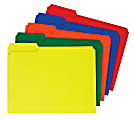 Office Depot® Color File Folders, Letter Size (8-1/2" x 11"), 3/4" Expansion, Assorted Colors, Box Of 100 1 thumbnail image