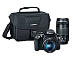 Canon EOS Rebel T6 18.0-Megapixel Digital SLR Camera Kit With 18-55 mm IS II And 75-300 mm III Lenses, 1159C008