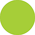 Tape Logic® Removable Round Color Inventory Labels, DL690J, 1/2", Fluorescent Green, Pack Of 500 1 thumbnail image