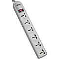 Eaton Tripp Lite Series Surge Protector Power Strip 230V 6 Univeral Outlet - Surge protector - 10 A - SUPER6OMNIB 1 thumbnail image