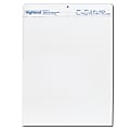 Highland™ Easel Pads, 25" x 30", 30 Sheets, White, Pack of 6 Pads 1 thumbnail image