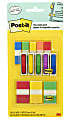 Post-it® Tabs and Flags Combo Pack - Red, Yellow, Blue, Green, Orange - Sticky, Adhesive - 136 / Pack