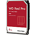 Western Digital Red Pro WD4003FFBX 4 TB Hard Drive - 3.5" Internal - SATA (SATA/600) - Conventional Magnetic Recording (CMR) Method - Storage System, Desktop PC Device Supported - 7200rpm - 5 Year Warranty