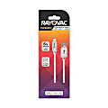 Rayovac Lightning To USB-C Cable, 6', White, RV2426 1 thumbnail image
