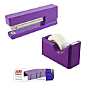 JAM Paper® 3-Piece Office Organizer Set, Purple