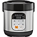 Hamilton Beach 1.5 Quart Compact Multi Cooker - 1.50 quart - Egg, Rice, Grain, Cereal, Vegetables, Fish