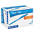 Paper Mate® Ballpoint Stick Pens, Medium Point, 1.0 mm, Blue Barrel, Blue Ink, Pack Of 36 1 thumbnail image