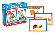 Carson-Dellosa CenterSOLUTIONS® Task Cards, Kindergarten, Box Of 100 Cards