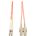 Tripp Lite 7M Duplex Multimode 62.5/125 Fiber Optic Patch Cable LC/SC 23' 23ft 7 Meter - LC - SC - 22.97ft - Orange 1 thumbnail image