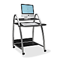 Mayline® Arch 29"W Computer Desk Cart, Anthracite