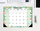 2025 Willow Creek Press Monthly Desk Pad Calendar, 17” x 12”, Succulents, January 2025 To December 2025, 47859 1 thumbnail image