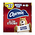 Charmin Ultra-Strong 2-Ply Toilet Paper, 297 Sheets Per Roll, Pack Of 6 Mega Rolls